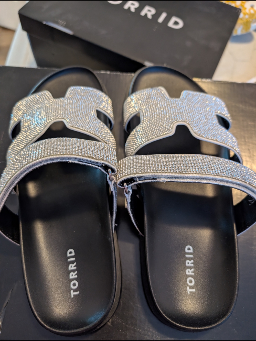 Torrid Rhinestone Sandals - Picture 1 of 5